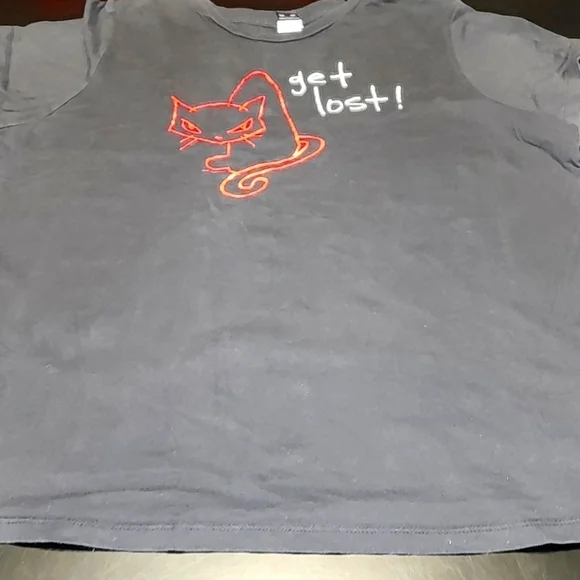 Vintage Emily The Strange Rare Graphic Tee Shirt Plus Size 2 - Picture 2 of 7